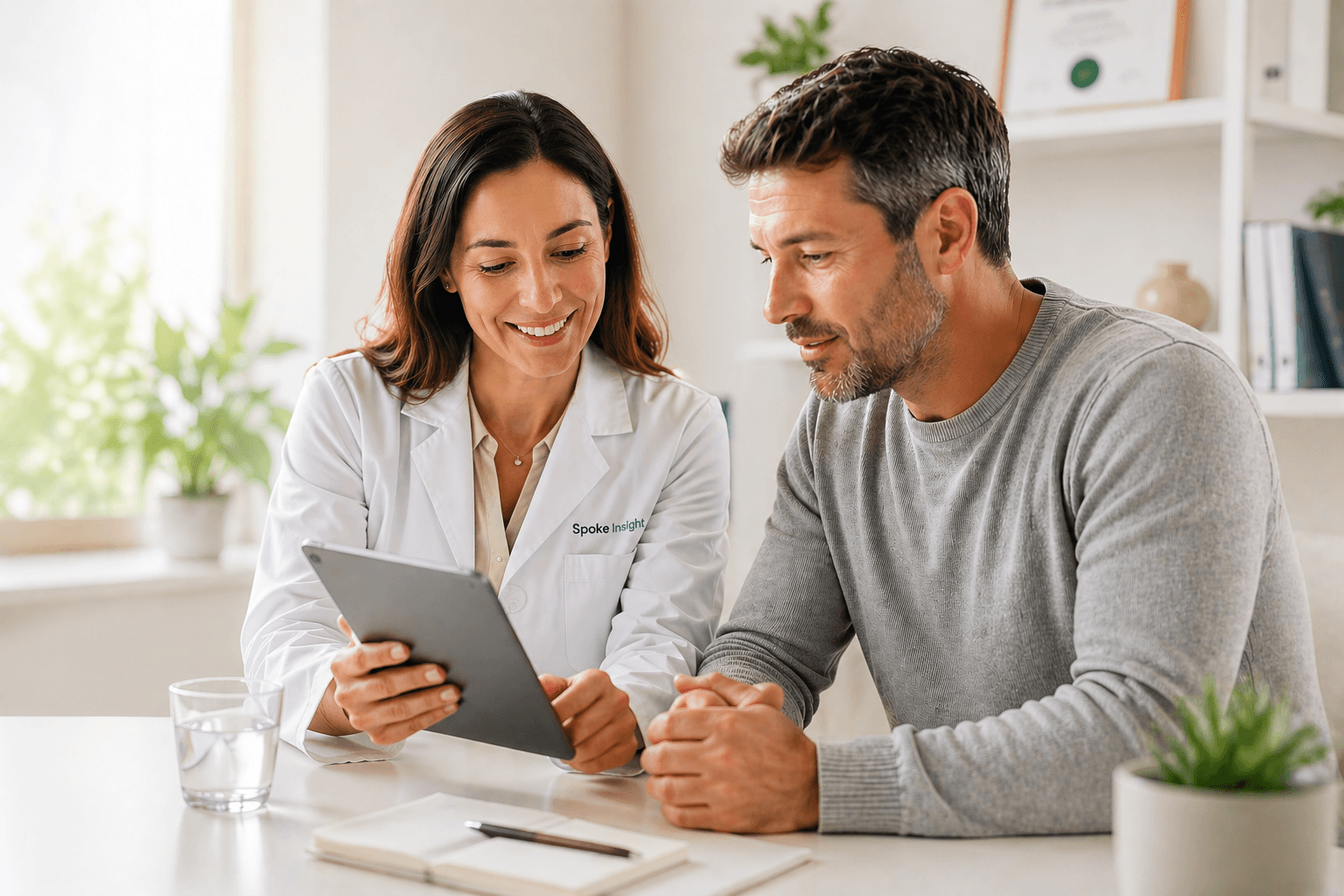 A calm consultation about a Spoke DNA report